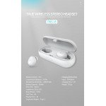 Wholesale True Wireless Stereo Headset Earbuds Airbuds TWS-W5 (White)